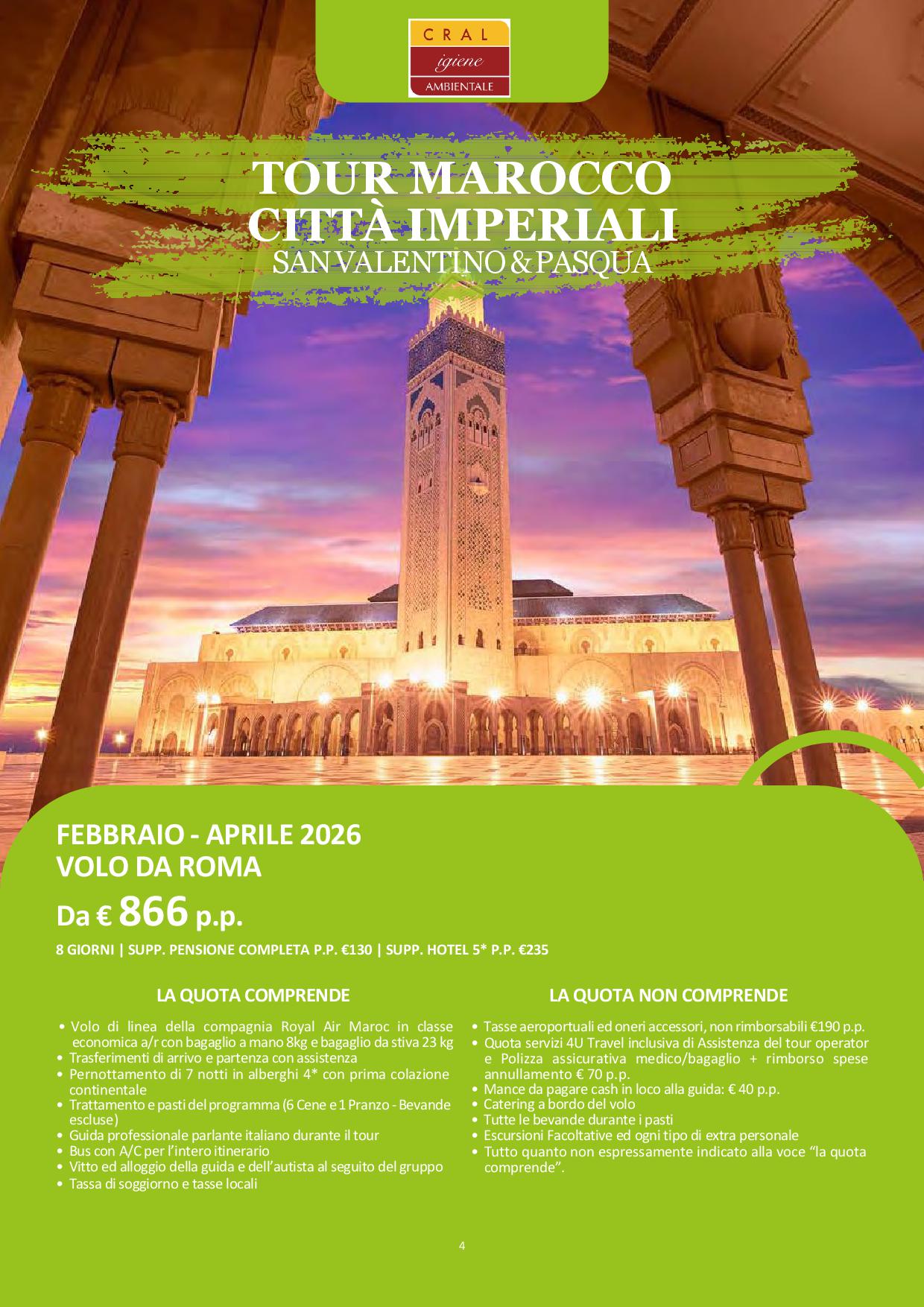 Tour Marocco Città Imperiali