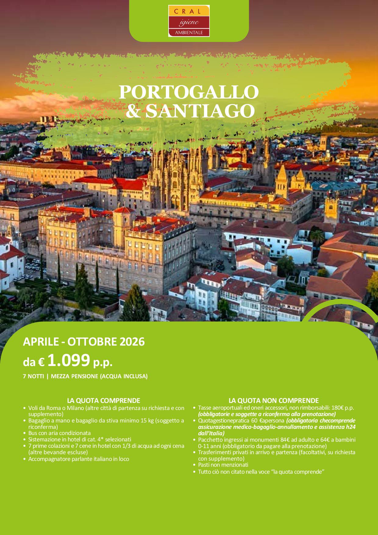 Portogallo & Santiago