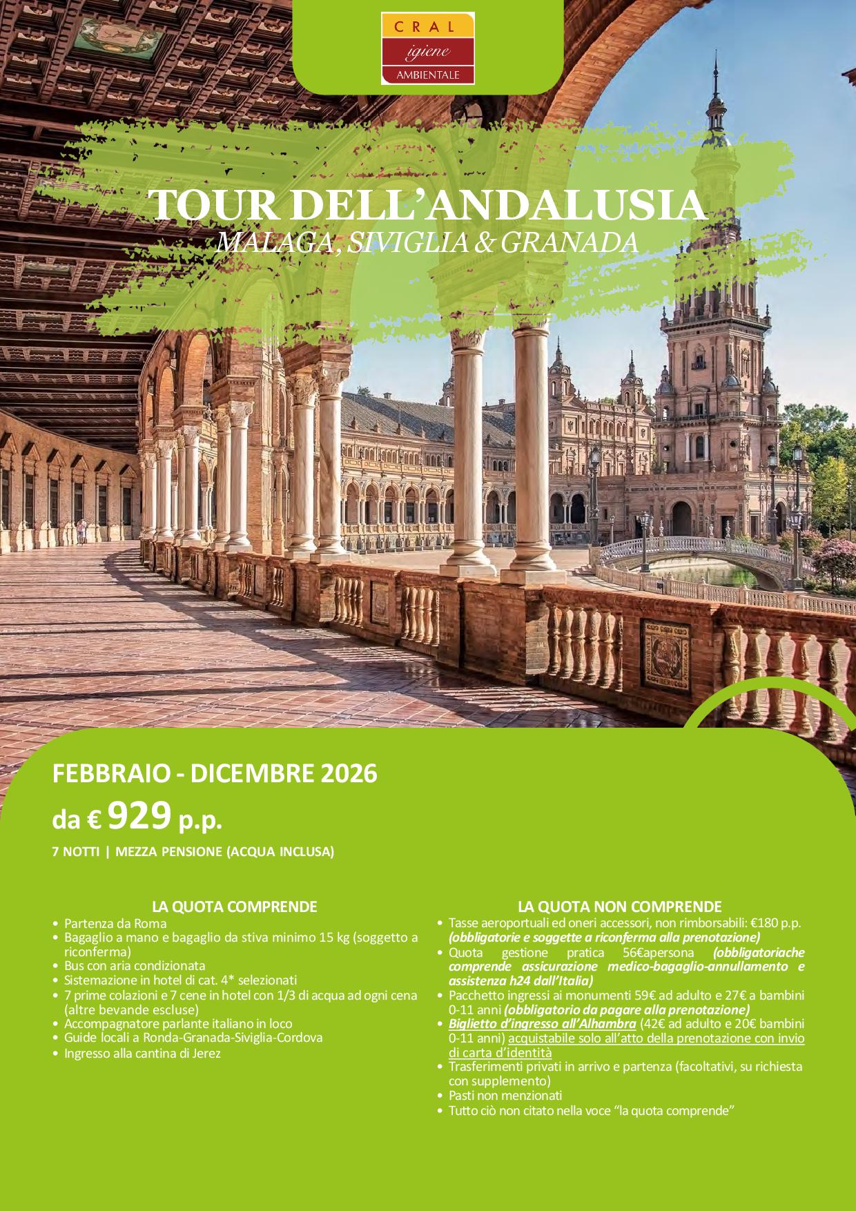 Tour dell’ Andalusia