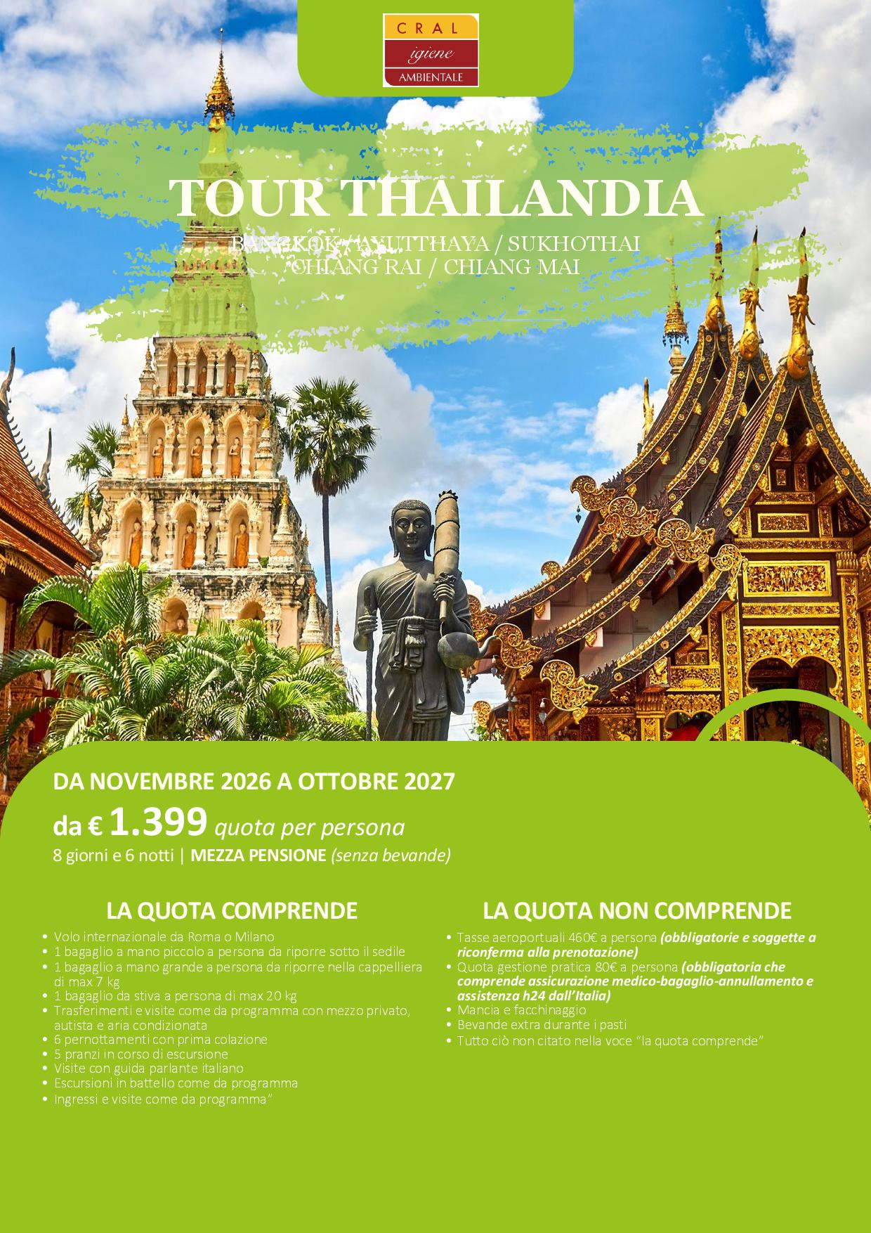 Tour Thailandia